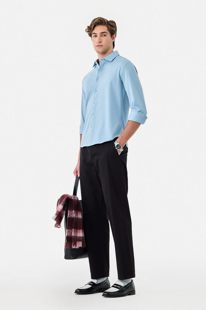 سنيتش Straight Fit Stretch Trousers